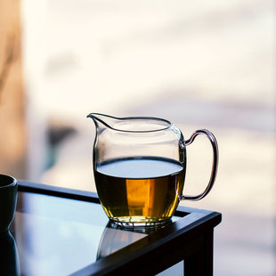 透明a公道杯家用茶海分茶器加厚耐热玻璃匀杯均杯功夫茶具配 日式