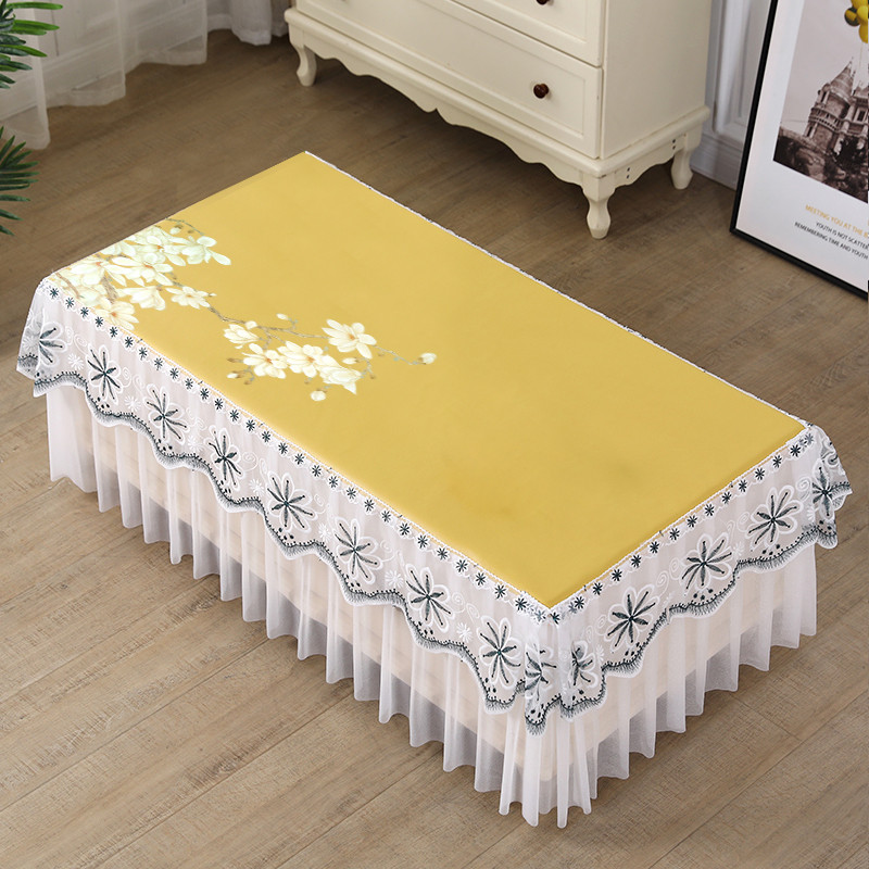 茶几桌罩2023新款高r级轻奢防尘保护罩套盖布皮革防水防油防烫免