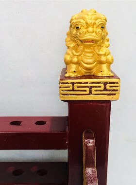 法器道家道c士法坛用品 令牌令旗幡桃木剑印章勾叉法架 法器架实