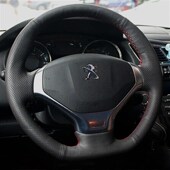 508 301 专用手缝真皮方向盘套 新308s 标致2008方向盘套l3008