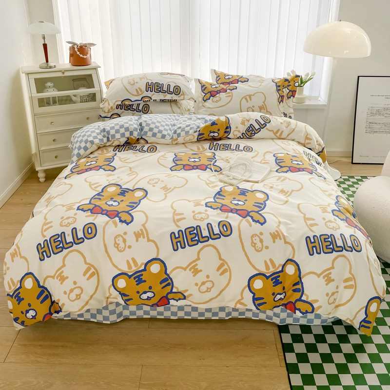 定做全棉被罩四件套260x220x250x2D30x229纯棉床笠款加大床单1.8m