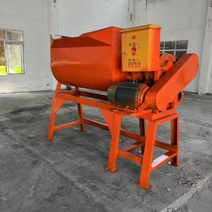 砂浆搅拌机大型饲料拌料机工地用建筑混凝土打灰机卧式水泥沙浆机