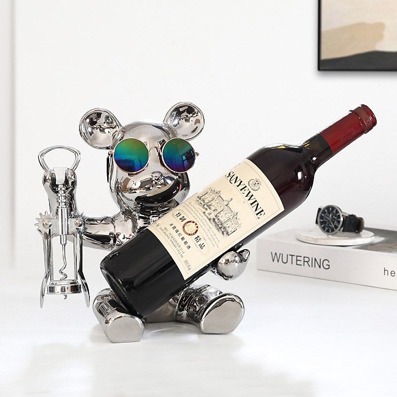 装饰品红酒架摆件客厅餐边柜摆设轻奢高档实Q用创意精致艺术玄关,家居饰品,桌面摆件,淘宝优惠券,粉丝福利购,淘宝优惠卷