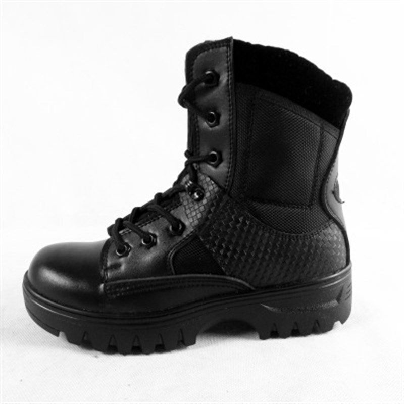 春秋511作战训靴男战q术真皮高帮户外防滑耐磨沙漠靴黑保安执勤靴