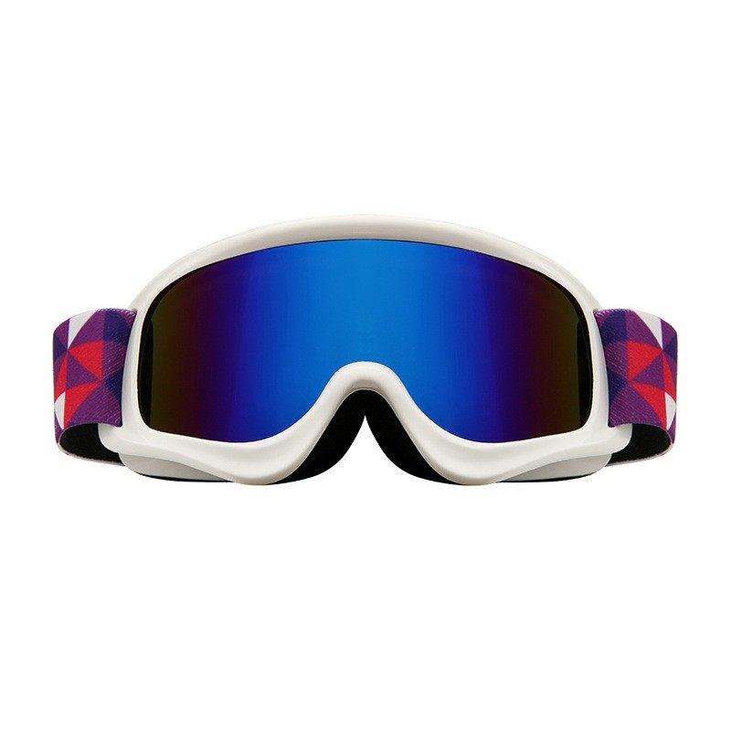 儿童滑雪镜双层防雾球面护目镜3A-12岁登山装备男童女童滑雪眼镜