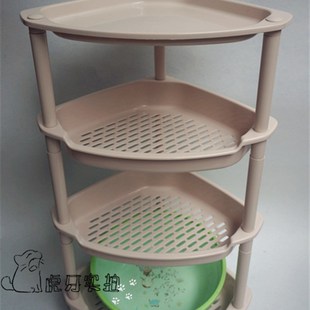 包邮加厚加高大号塑料q浴室置物架三脚架卫生间脸盆架置物收纳架