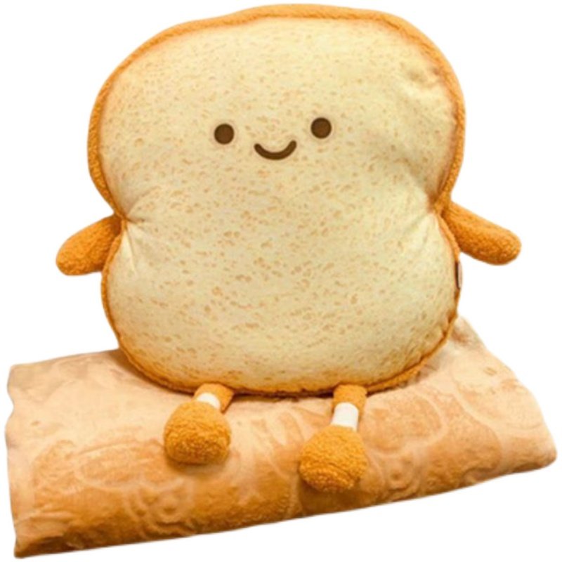 卡通吐司抱枕被子两用毯子二合一B办公室午睡可折叠枕头被车用靠,居家布艺,抱枕被,淘宝优惠券,粉丝福利购,淘宝优惠卷