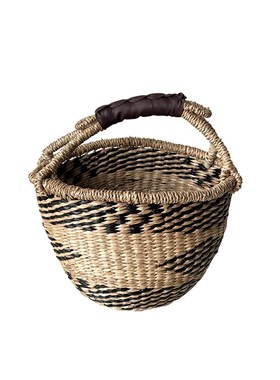 海草编织篮水果买菜野餐手提篮零食收纳篮非洲元素Sins装饰整理筐