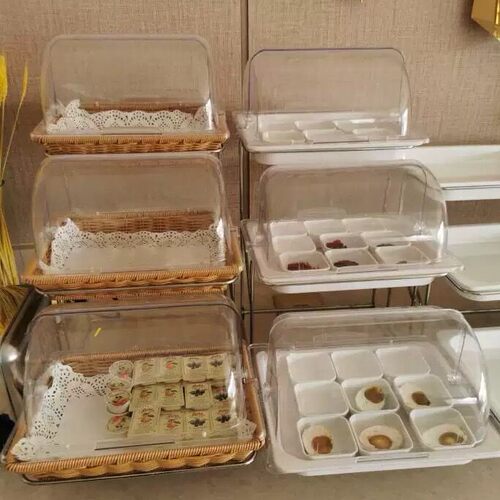 三层面包展示架i蛋糕水果篮仿藤编织带盖多层自助餐甜品点心篮