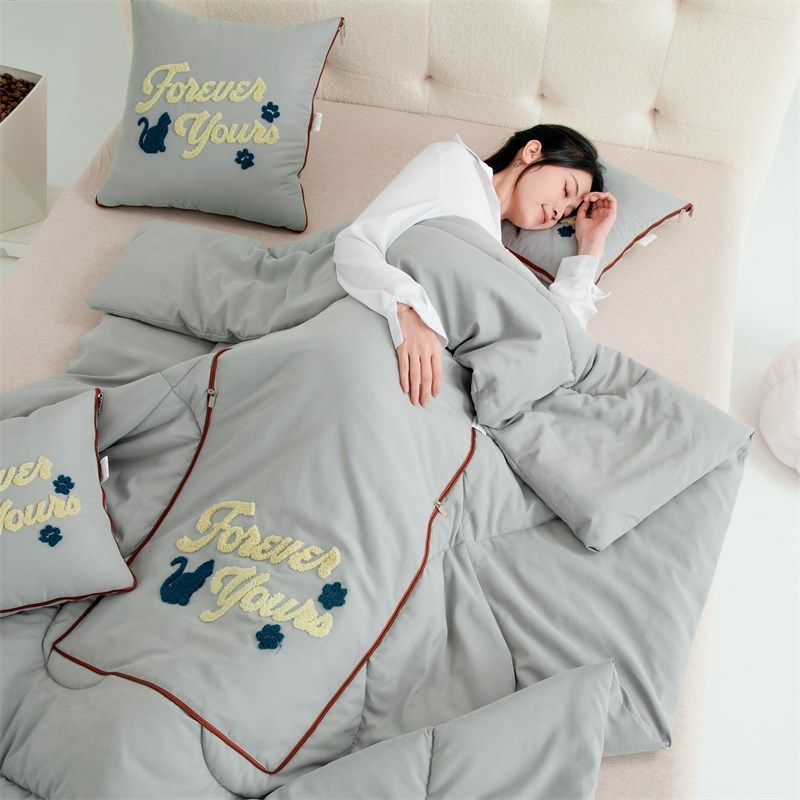 加厚折叠抱枕被子两用车载靠垫枕头被办J公室沙发午睡空调被二合,居家布艺,抱枕被,淘宝优惠券,粉丝福利购,淘宝优惠卷