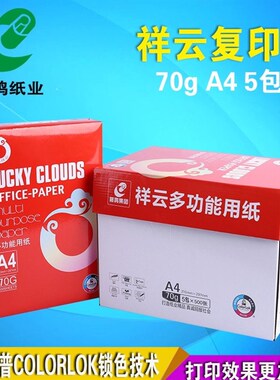 包邮a4纸打印纸70克g A4打印纸 a4纸7P0g/80g白纸整箱