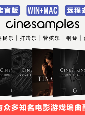 Cinesamples 影视音色库 管弦乐 打击乐 世界民族乐器 康泰克音源