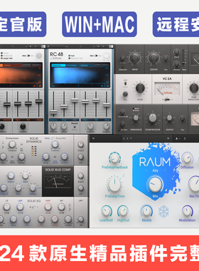 NI 音频效果器插件24款新版套装 Raum RC24/48 混音录音 现场后期