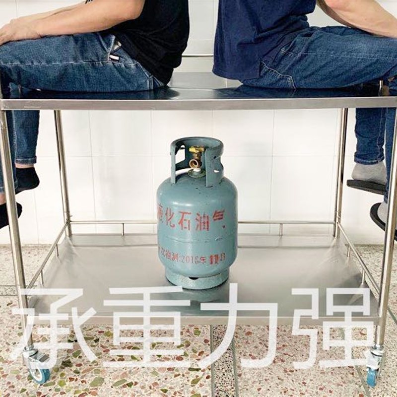 不锈钢超市促销台试吃台展示架便携移动I小吃车摆地摊广告地推桌