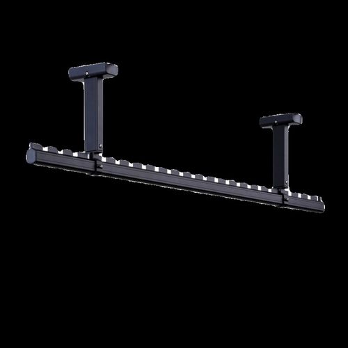 阳台顶装晾衣杆固定神器铝合金凉衣架室内单杆固U定式晾衣架家用