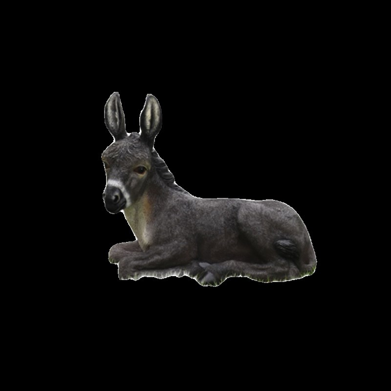 户外仿真毛驴雕塑公园庭院草原农场驴G肉店铺景观装饰动物模型摆