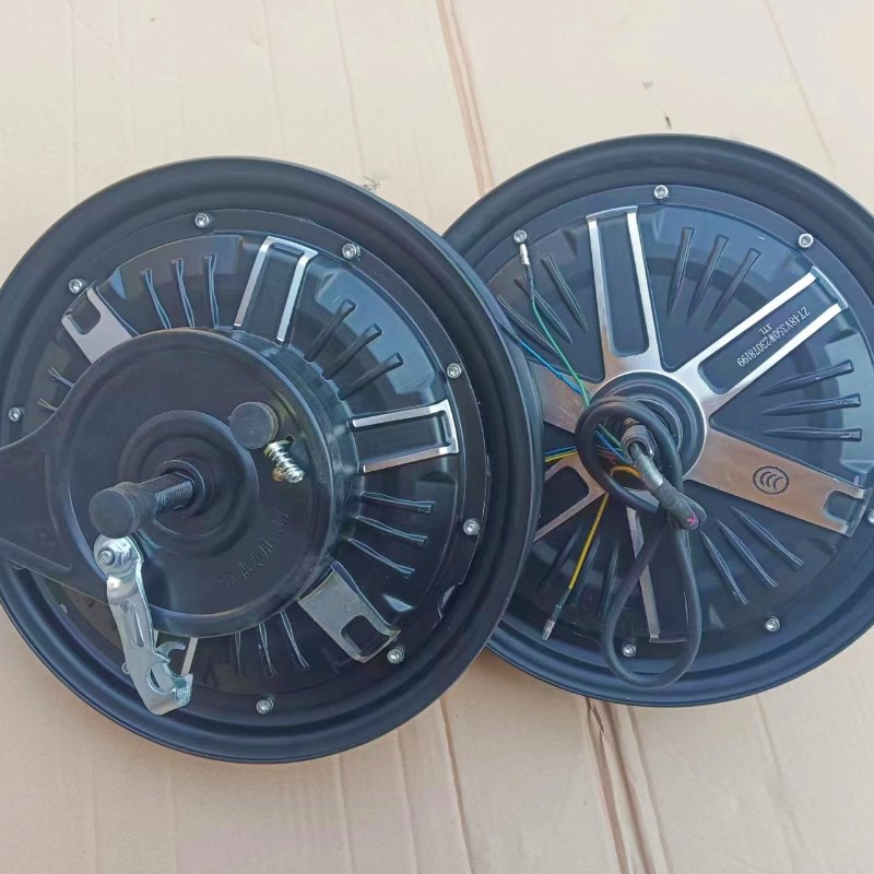 电动车电c机14寸真空胎电机后轮马达电动车自行车后轮电机线