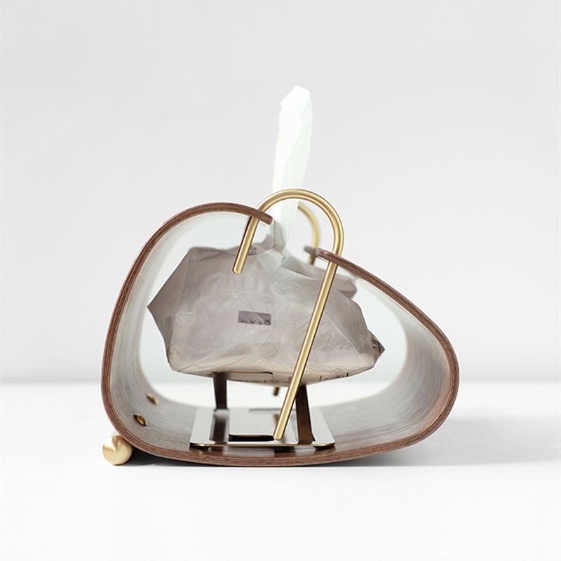 纸巾盒黄c铜弹簧片弹力托一抽到底升高托架自动升降颜值创意家用