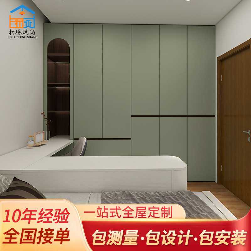 全屋定制热卖 玄关柜鞋柜旋转鞋架餐边柜折叠桌 一体餐桌厂家定做