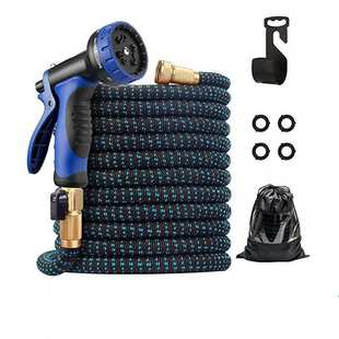 跨境园艺洗车水枪高压3倍伸缩水管花园园林浇花软管家用洗车套装