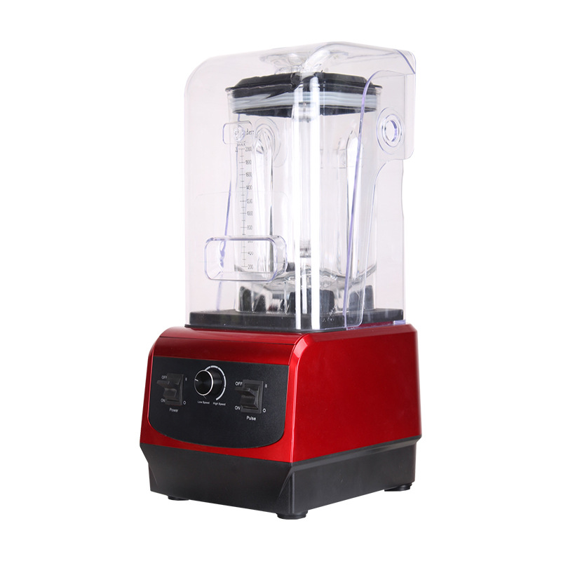 隔音破壁机商用奶茶店碎冰机果汁机2升沙冰机Blender静音