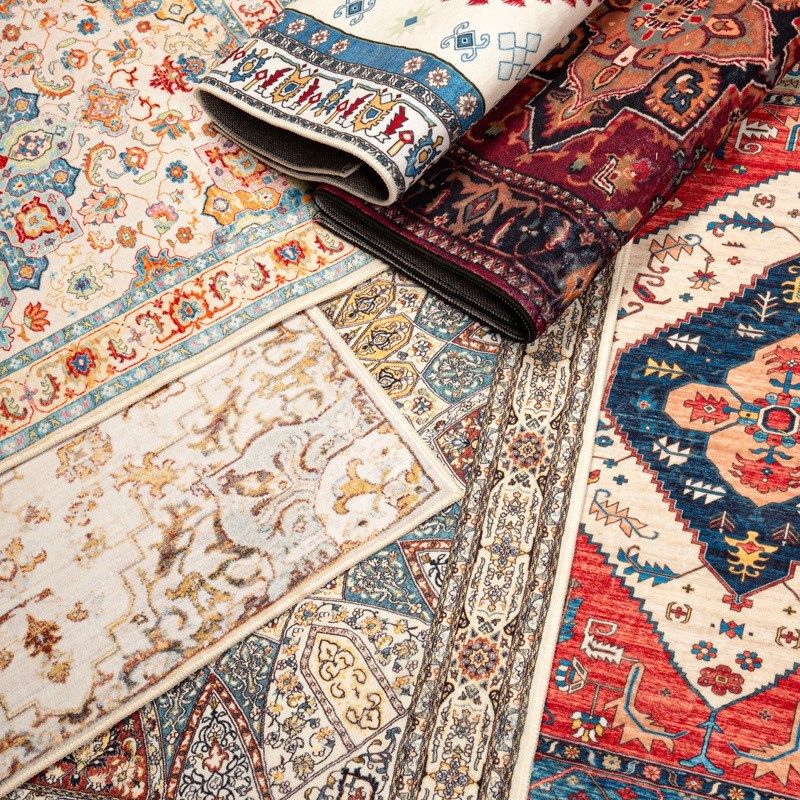 加厚棉布底地毯仿羊绒美式复古地毯客厅卧室家R用沙发茶几垫床边,居家布艺,地毯,淘宝优惠券,粉丝福利购,淘宝优惠卷