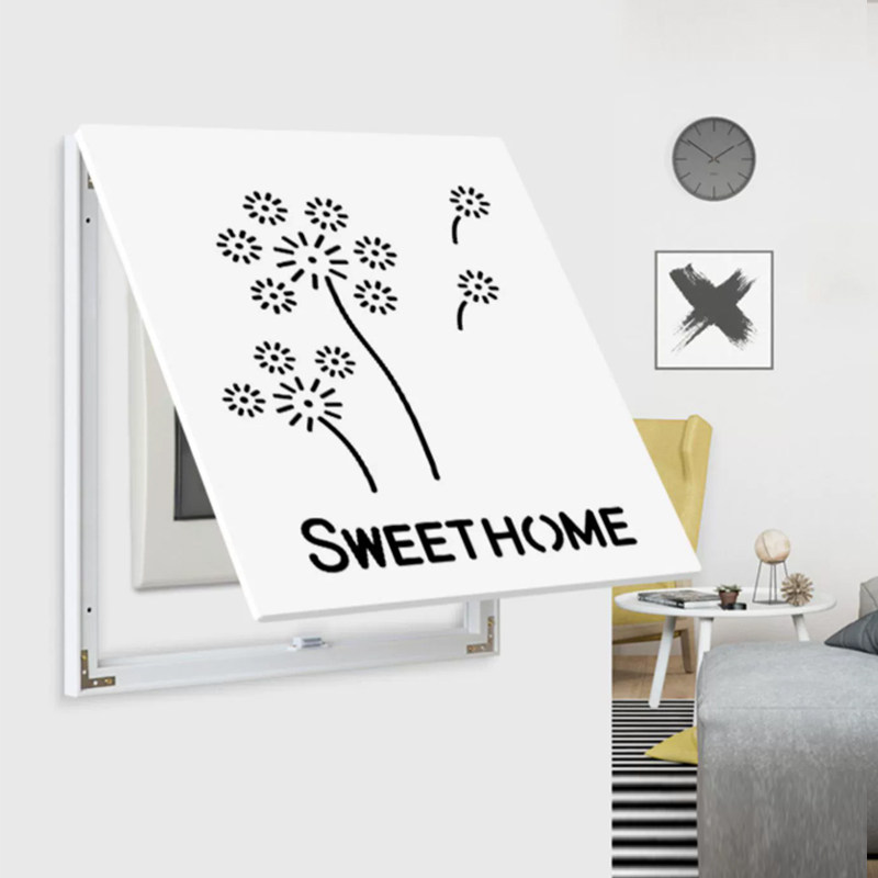 家用电表箱遮盖装饰画遮丑神器电闸B配电箱竖版2023新款挂画免打