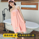 浴裙浴巾女夏纯棉家用可穿可裹比纯棉抹胸洗澡R裹巾吸水速干不掉