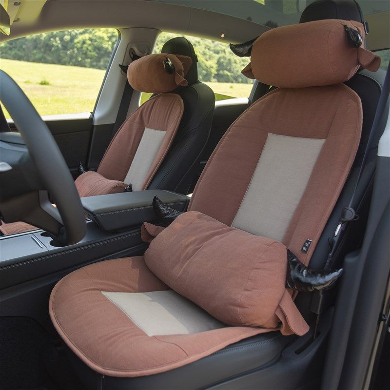 【牛牛】棉麻汽车套装可爱头枕靠枕腰枕L坐垫靠背垫 单只装购买,汽车用品/电子/清洗/改装,头枕,淘宝优惠券,粉丝福利购,淘宝优惠卷