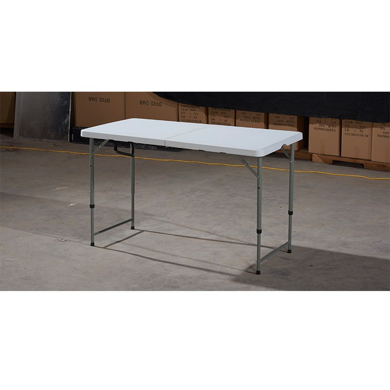 厂家直销加厚长折叠桌户外桌子折叠桌塑料沙滩桌塑V料折叠凳子调