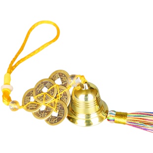 2021a年牛年化五黄二黑挂件六顺帝铜铃八顺帝铜葫芦辛丑年六帝八