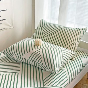 学生宿舍床笠纯棉全棉100床罩单件90x190单人床单薄床垫套Z专用1.