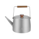 牧钛纯钛茶壶户外烧水壶露营可携式 功 双层茶杯野O营茶具煮茶套装