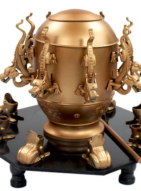 地动仪模型地震仪张衡历史地理教学摆F件家用测震仪幼儿园认知教