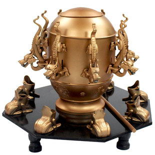 地动仪模型地震仪张衡历史地理教学摆F件家用测震仪幼儿园认知教