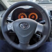 10款 老卡罗拉方向盘C套真皮10 13年花冠把套手缝专用