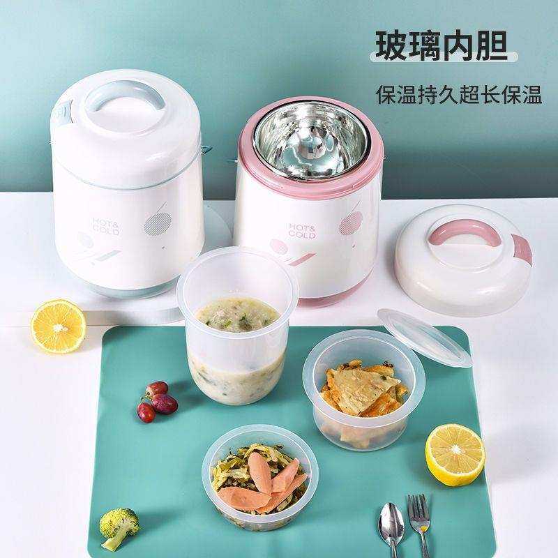 玻璃内胆保温桶保温饭盒保温饭瓶便当盒瓶胆多层提锅恒温饭桶