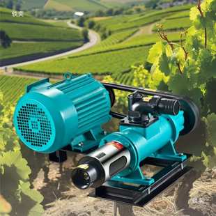 柴油机水泵高山供水泵二寸汽油机高扬程抽水机螺杆泵抽水泵猪粪泵