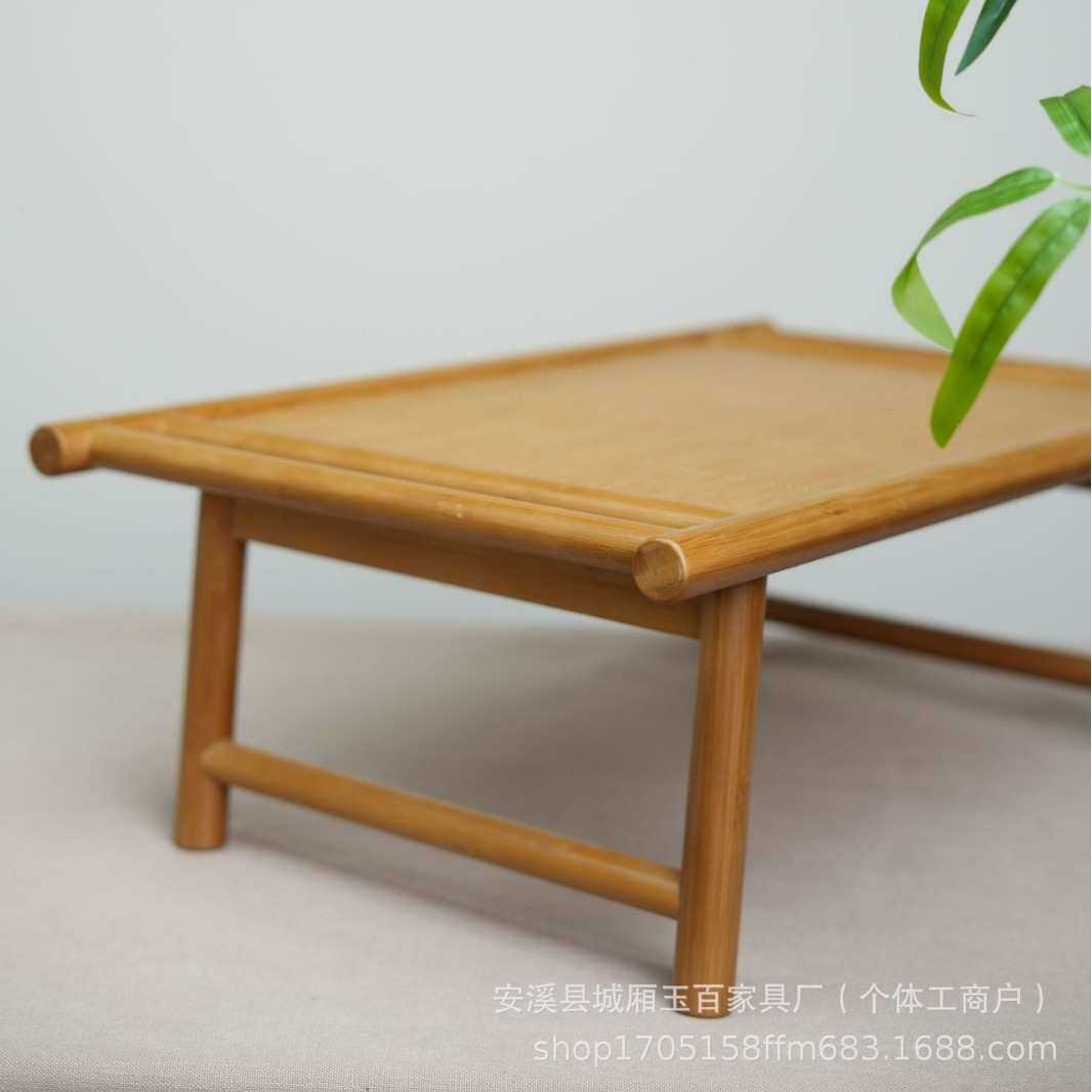 新中式楠竹阳台橱窗迷你小茶几泡茶喝早茶竹子创意 个性桌子 芳华