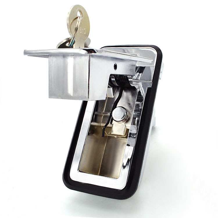 SK1-052工业尚坤锌合金门锁 开关柜电箱柜锁 空压机 平面单点锁批