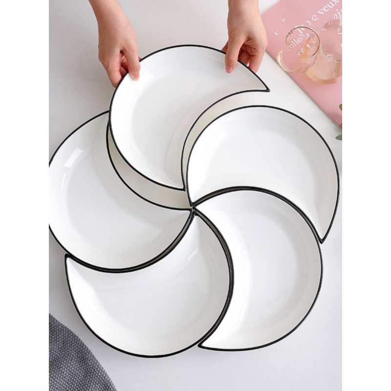 陶瓷拼盘餐具组合套装家用创意菜盘海鲜聚会火锅团圆年夜饭聚媛洛