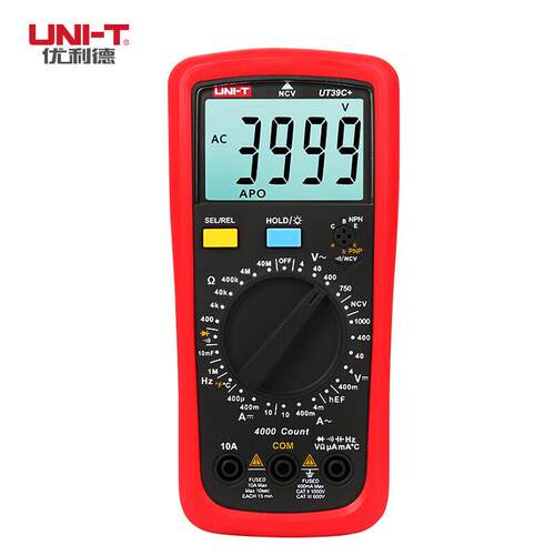 优利德UNI-TUT39C+掌上型数字万用表