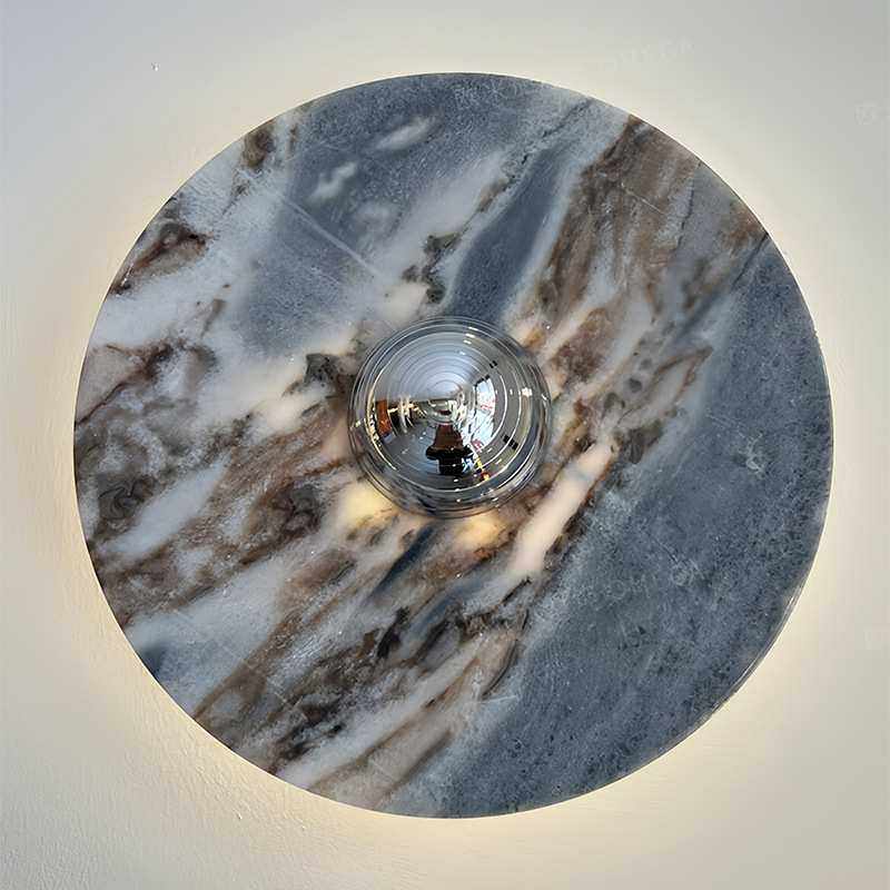 跨境热销大理石壁灯 酒店客厅卧室走廊玄关背景装饰led床头墙壁灯