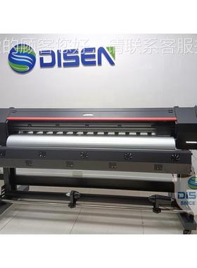 DIEN弱溶剂喷绘机写S真喷画机高度.精8米户内户1外高清广告写DS18