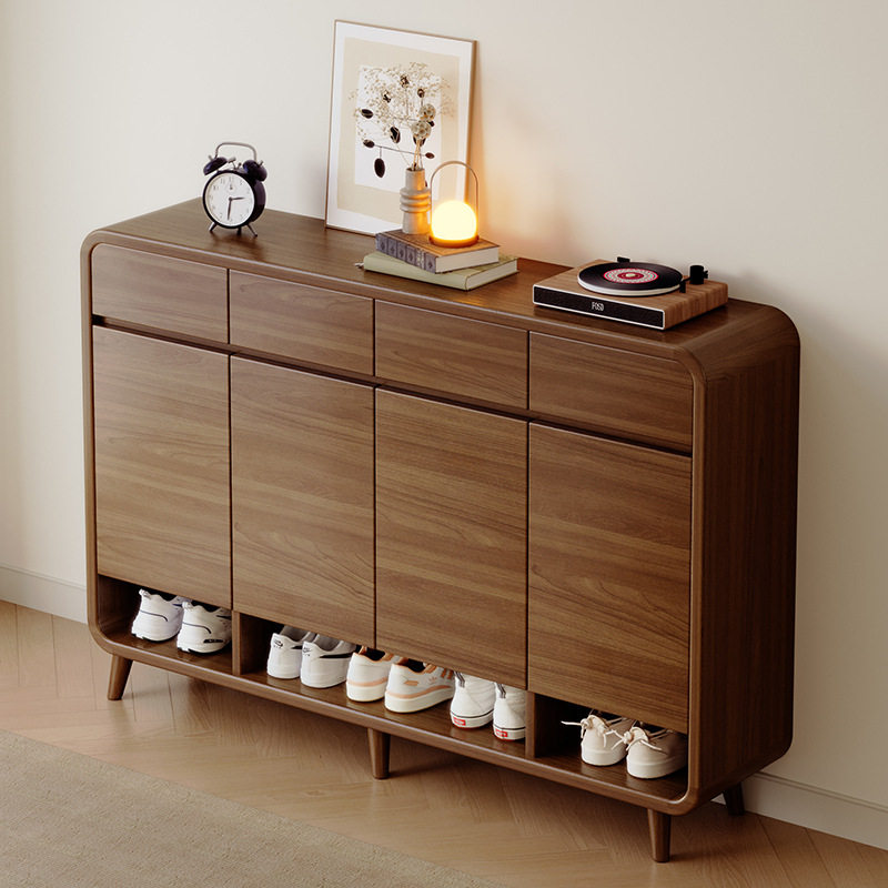 大容量实木色鞋柜门口家用入户楼道外玄关柜一体收纳储物新款鞋架,办公设备/耗材/相关服务,其它,淘宝优惠券,粉丝福利购,淘宝优惠卷