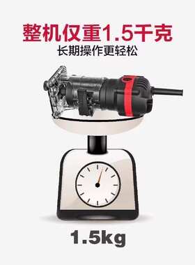 卡胜KU602修边机木工电木铣镂机开槽机铝塑板折边机550瓦大功率