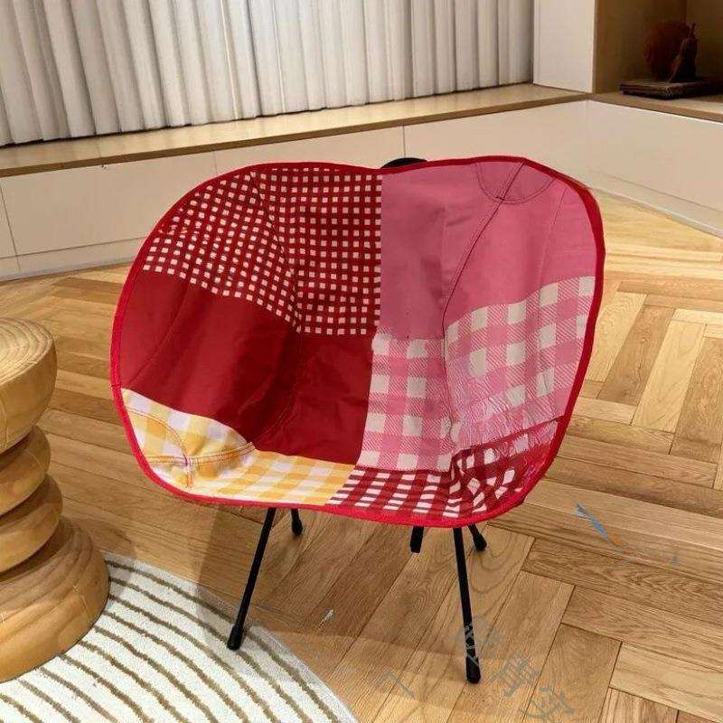 *折叠椅客厅休闲单人收纳躺椅懒人家用野餐轻巧便携靠椅午睡坚固