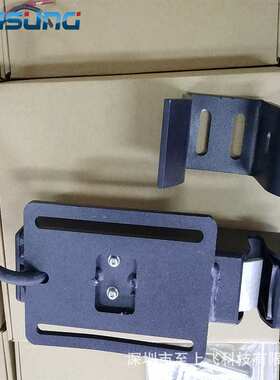 黑色平开门开门机电子锁DC12V 直臂八字电动门电机插销锁防水抗风