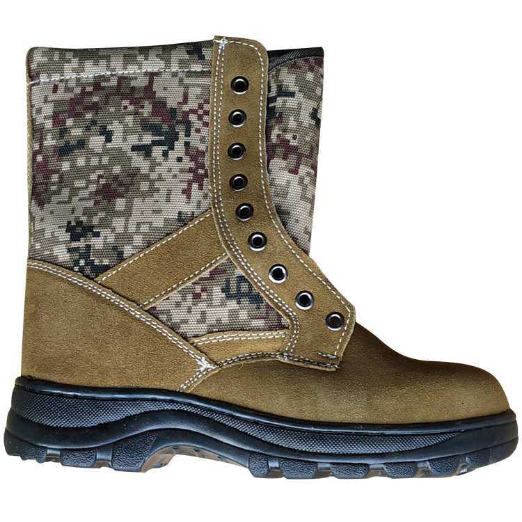 山地野营运动靴森林防护防火靴训练靴训练沙漠探险靴高帮登山靴