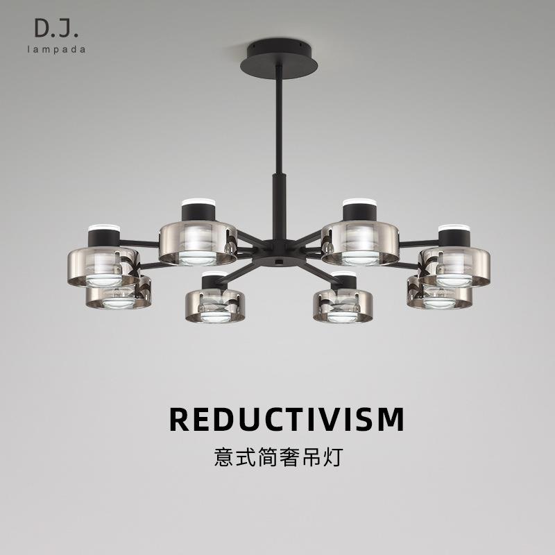 现代简约客厅吊灯北欧轻奢餐厅卧室灯具创意个性设计师款玻璃吊灯